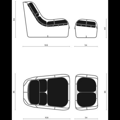 Poltronova Plasma Armchair