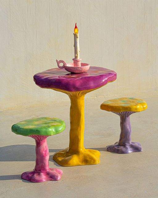 Seletti Amanita - Table Pink
