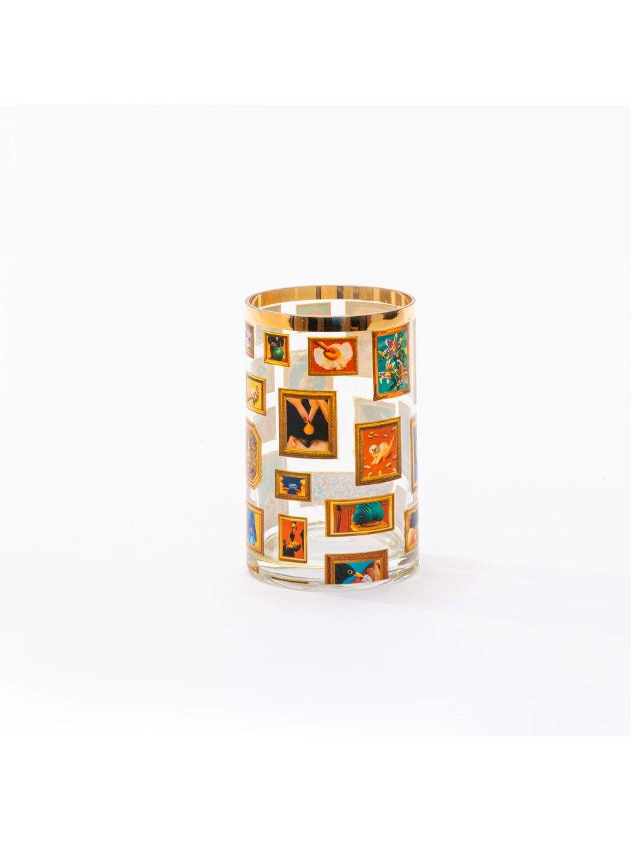 Seletti Toiletpaper Glass Vase Cylindrical Small Frames