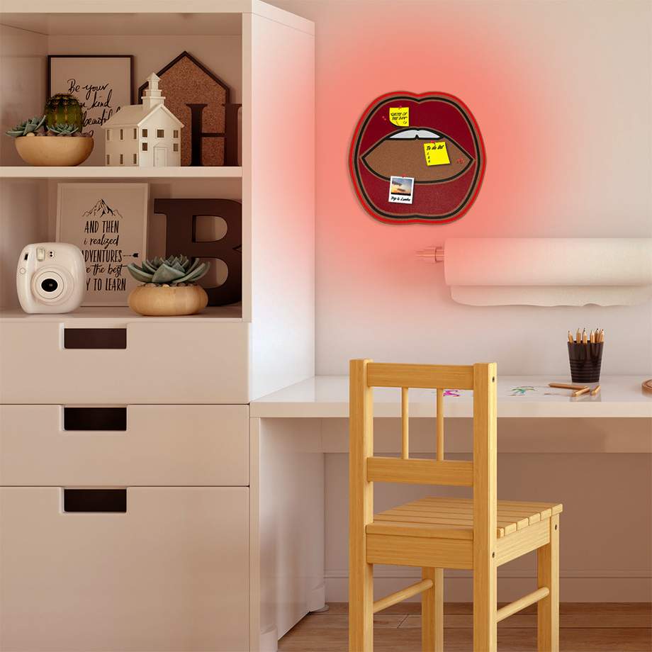 LED Corkboard - Mouth