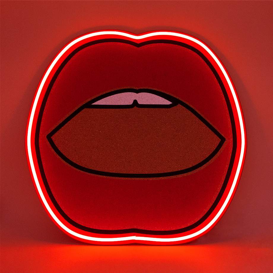 LED Corkboard - Mouth