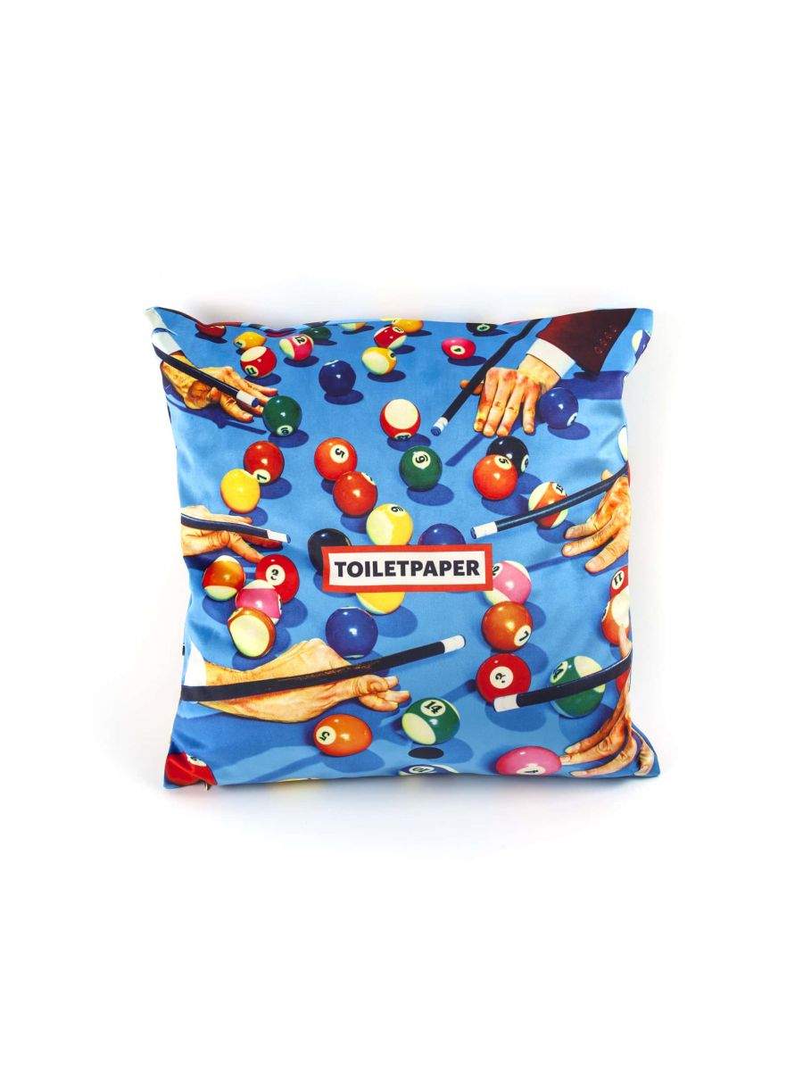 Seletti Toiletpaper Cushion Snooker