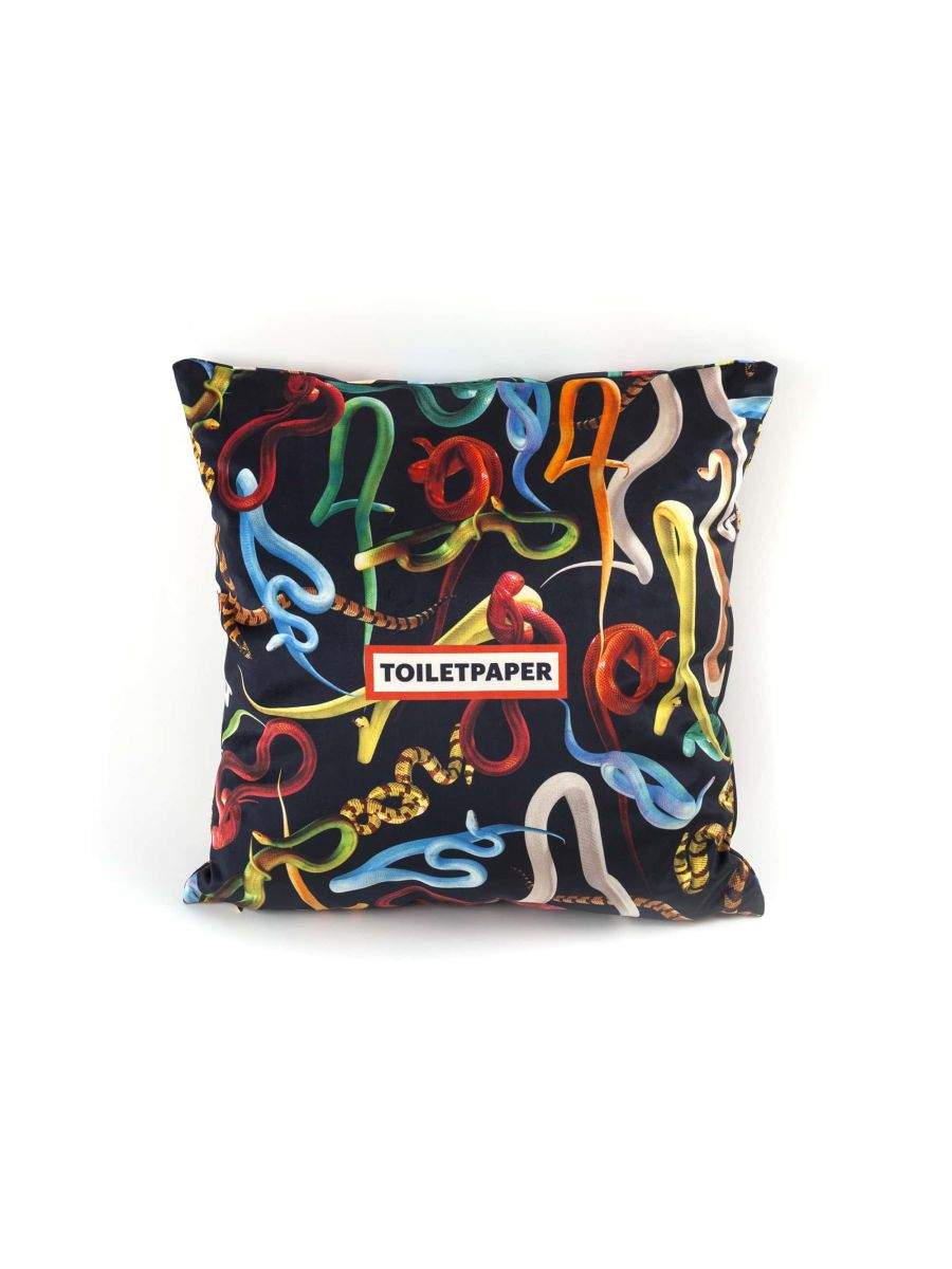 Seletti Toiletpaper Cushion Snakes