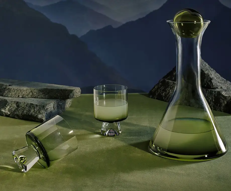 Tom Dixon Tank Wine Gift Set Green