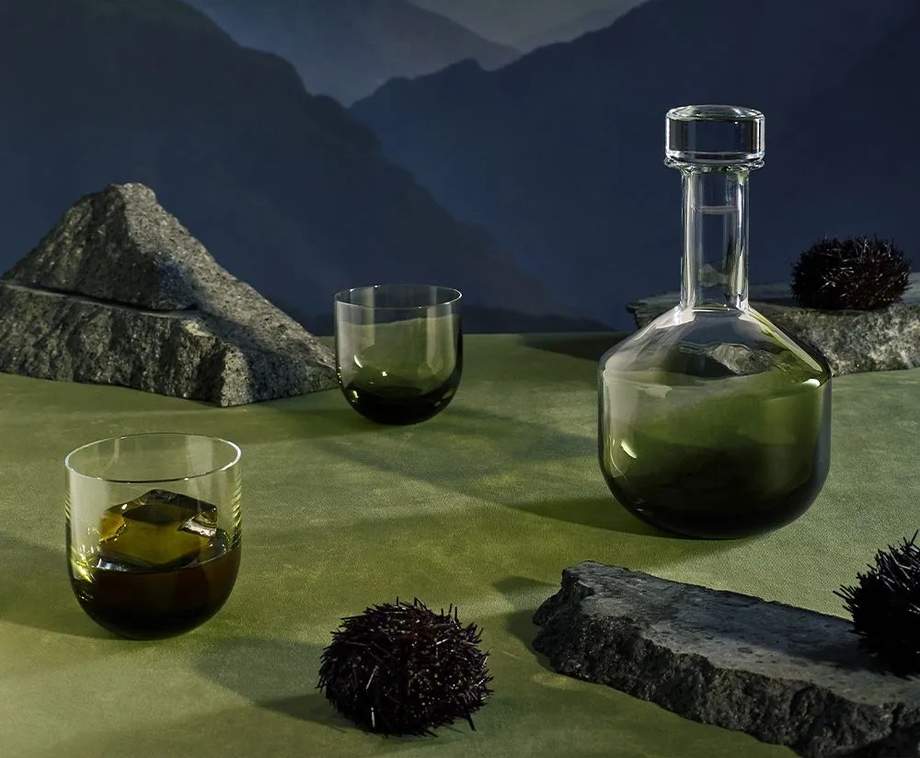 Tom Dixon Tank Whiskey Gift Set Green