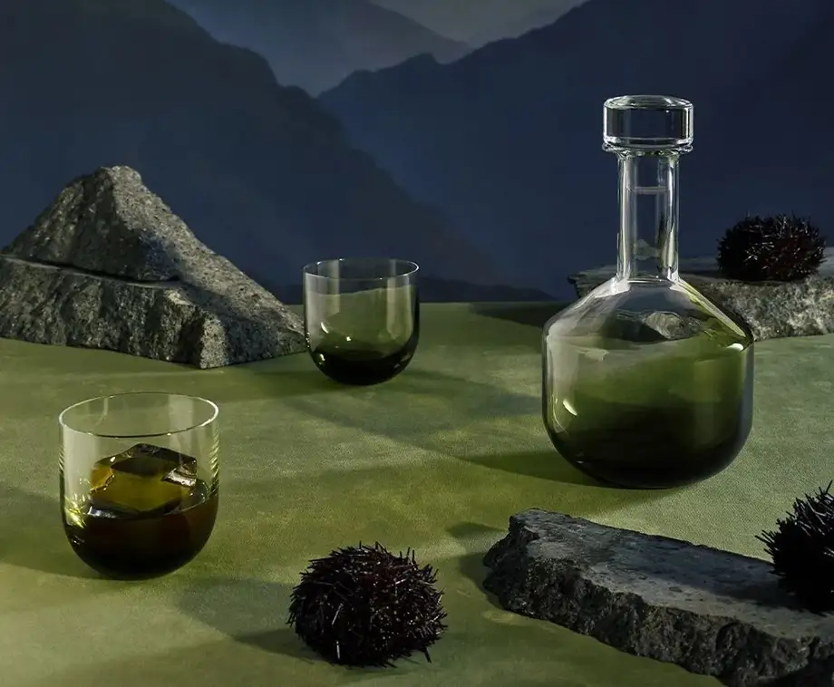Tom Dixon Tank Whiskey Gift Set Green