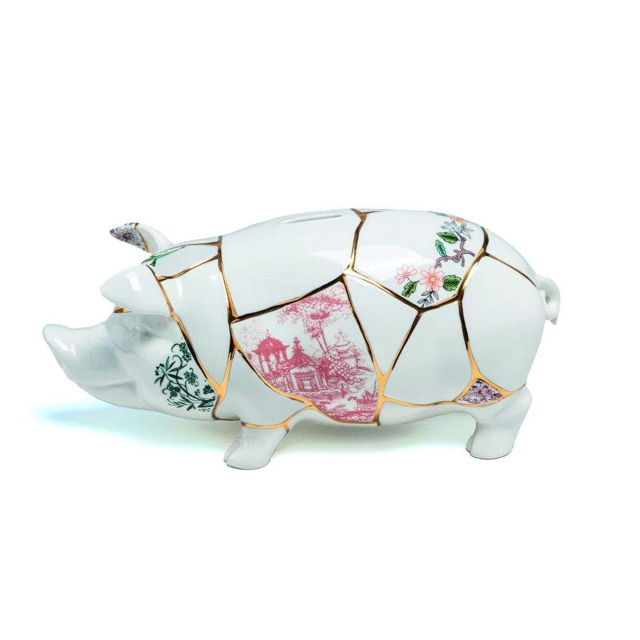 Seletti Kintsugi Piggy Bank