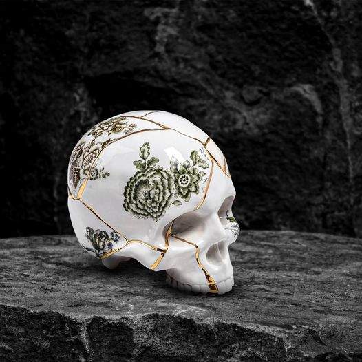 Seletti Kintsugi Skull