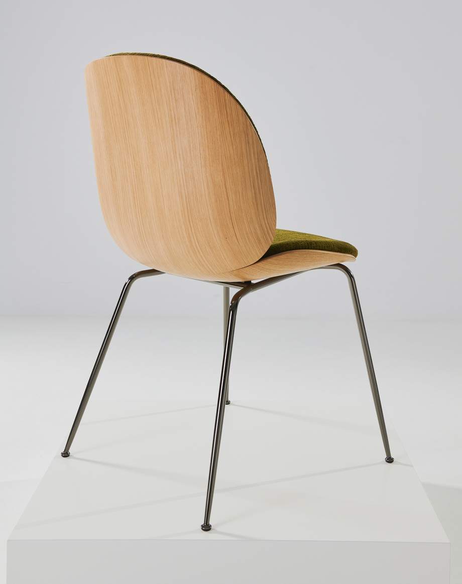 Gubi Beetle Chair 3D Veneer Metal Base