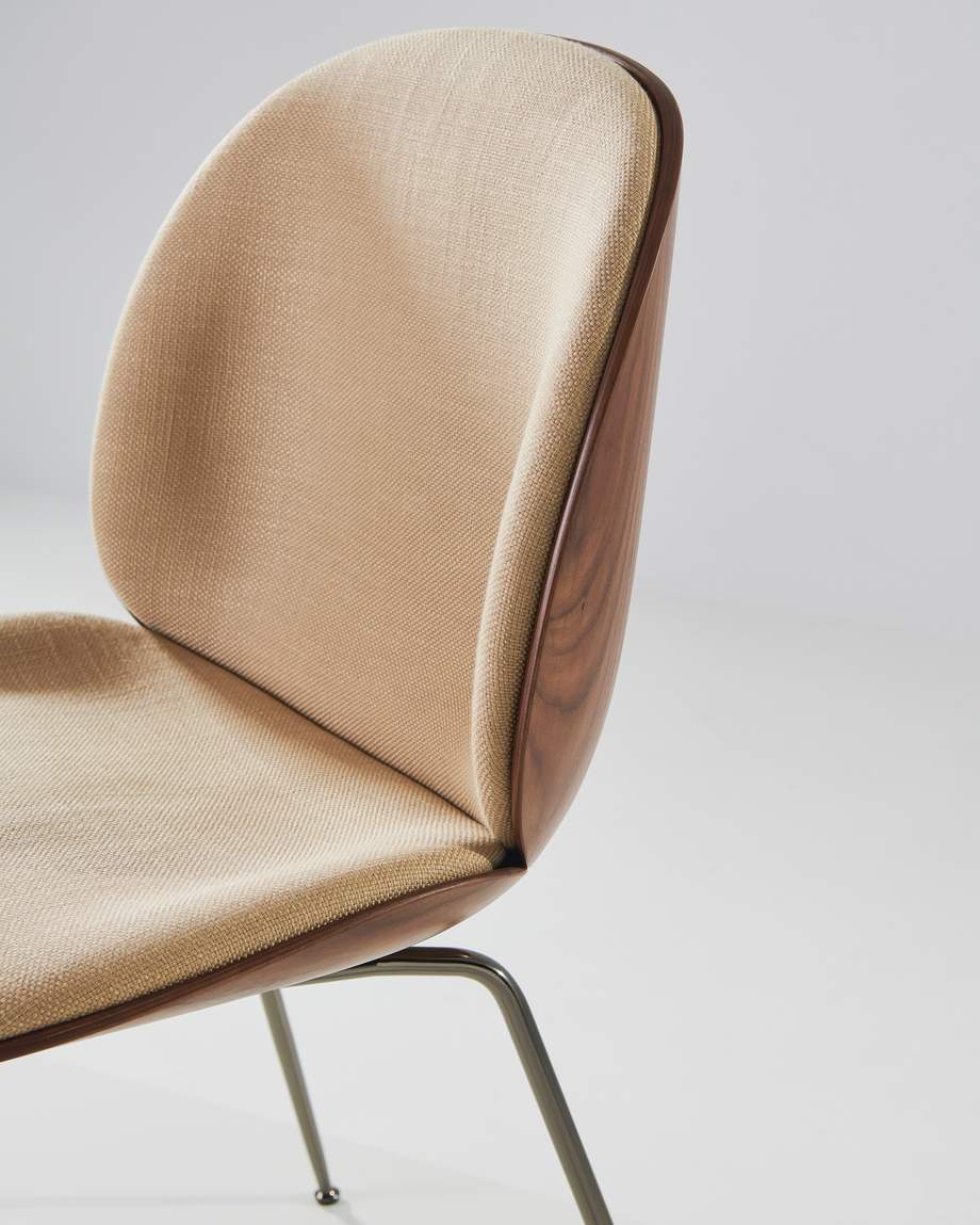 Gubi Beetle Chair 3D Veneer Metal Base