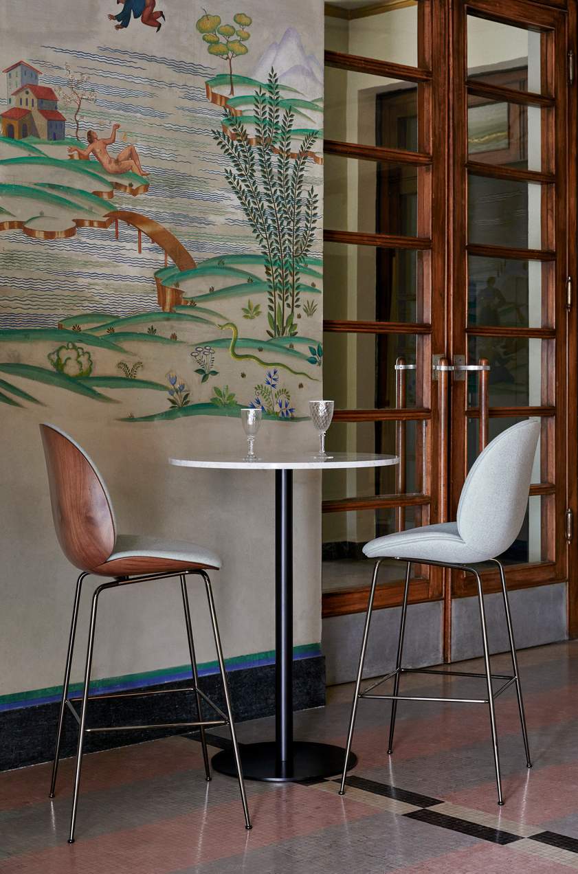 Gubi Beetle Bar Chair 3D Veneer 