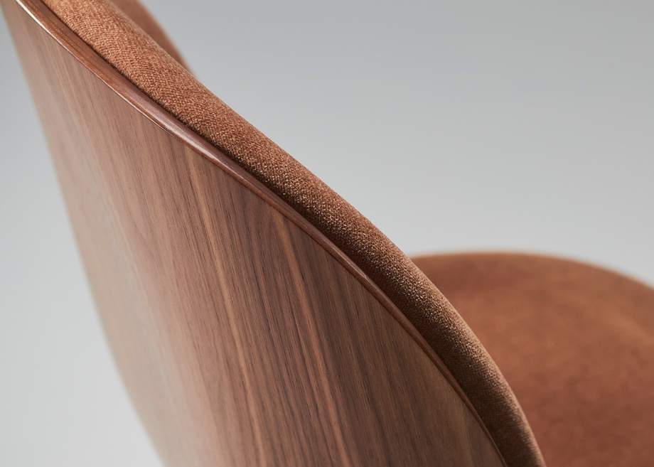 Gubi Beetle Bar Chair 3D Veneer 