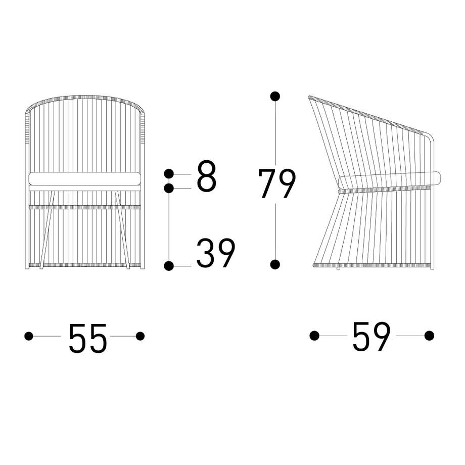 Varaschin Tibidabo Dining Armchair