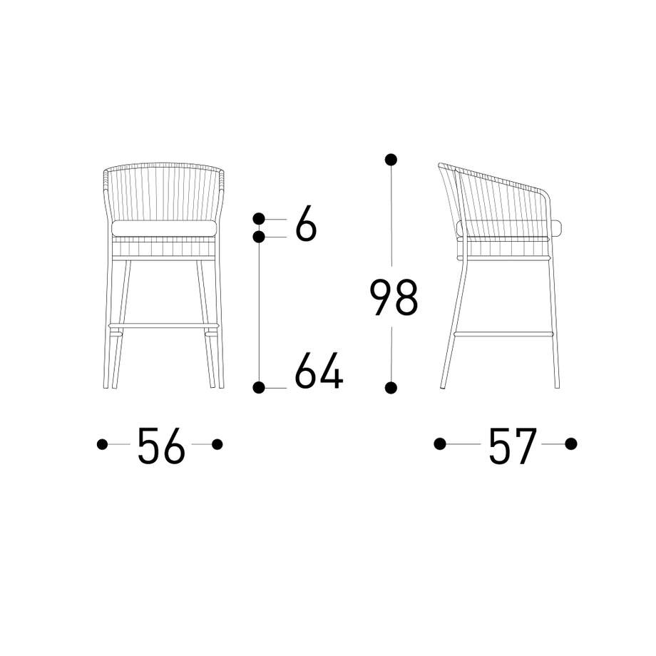 Varaschin Tibidabo Bar Stool