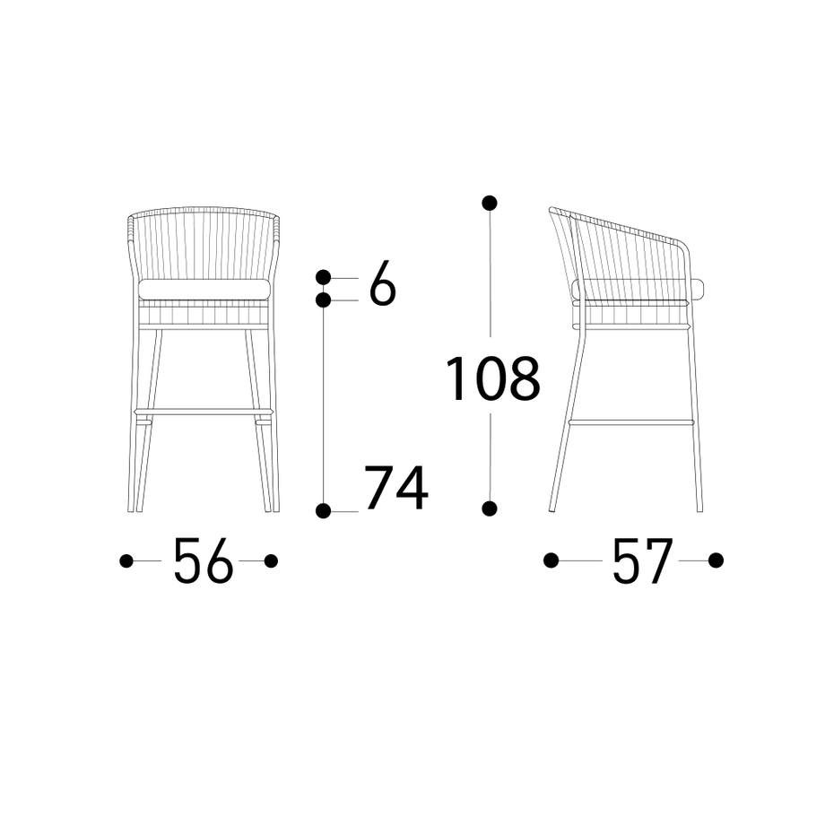 Varaschin Tibidabo Bar Stool