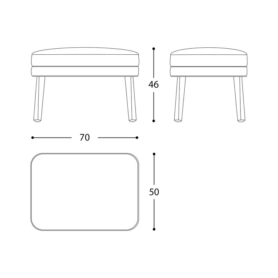 Varaschin Emma Footrest-Pouf