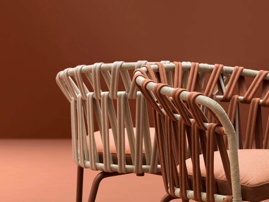 Varaschin Emma Cross Dining Armchair