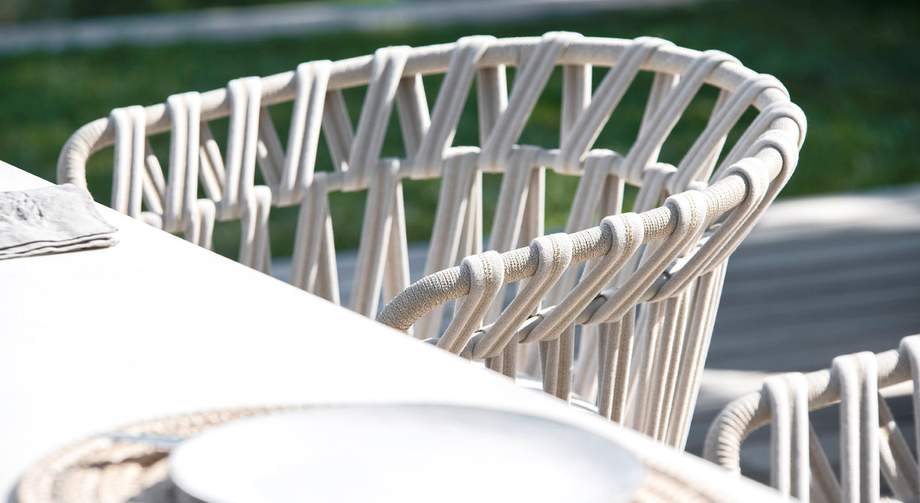 Varaschin Emma Cross Dining Armchair