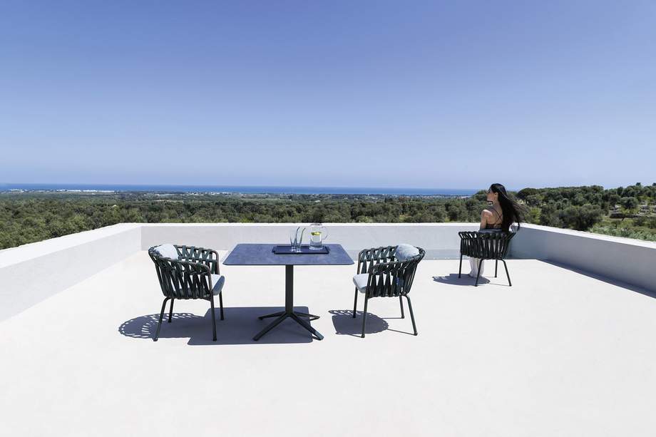 Varaschin Emma Cross Dining Armchair