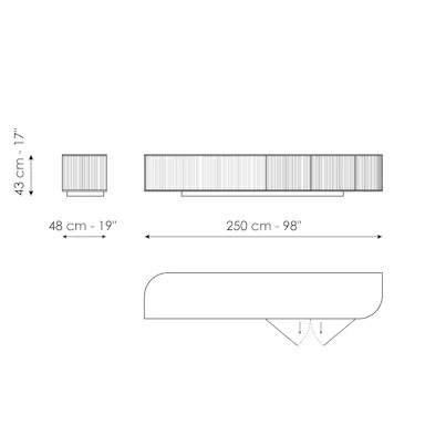 Bonaldo Dune TV Stand