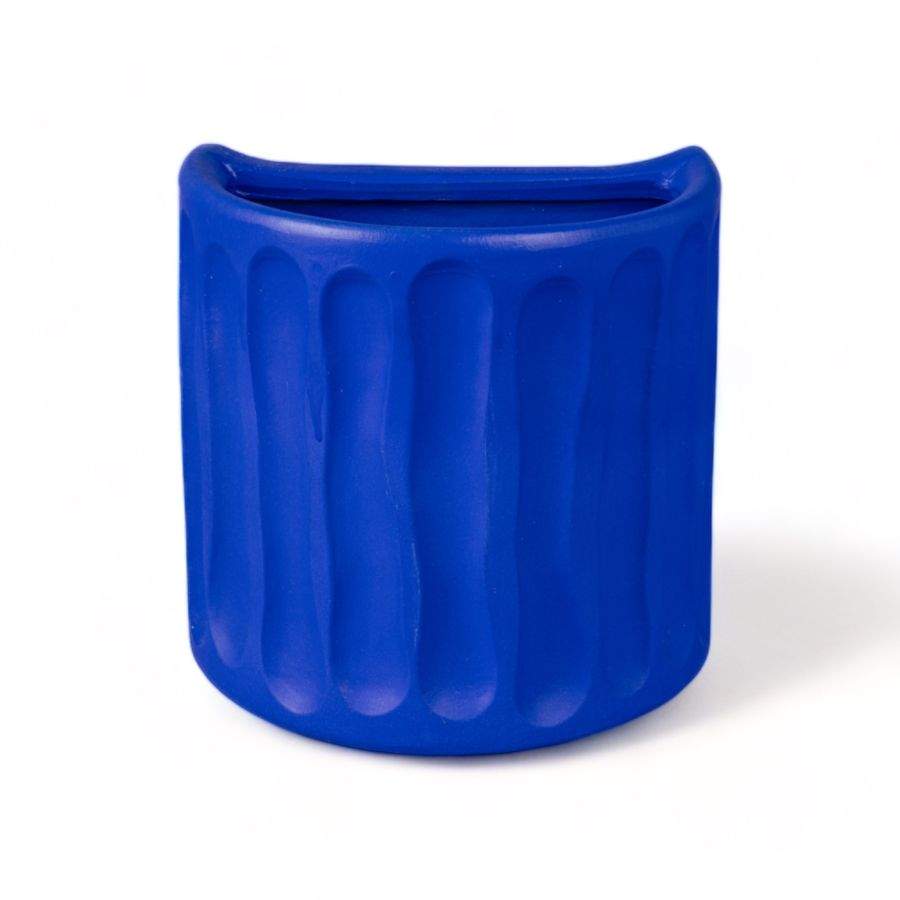 Seletti Magna Graecia Terracotta Wall Vase Dorico Blue