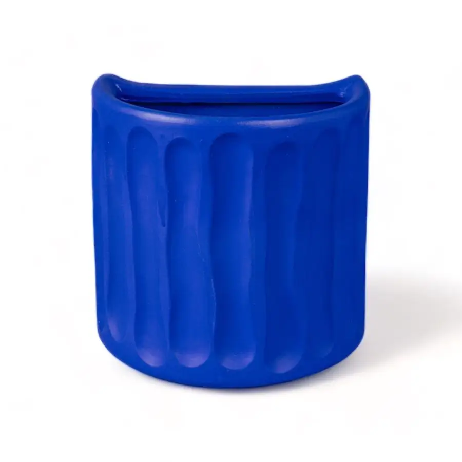 Seletti Magna Graecia Terracotta Wall Vase Dorico Blue