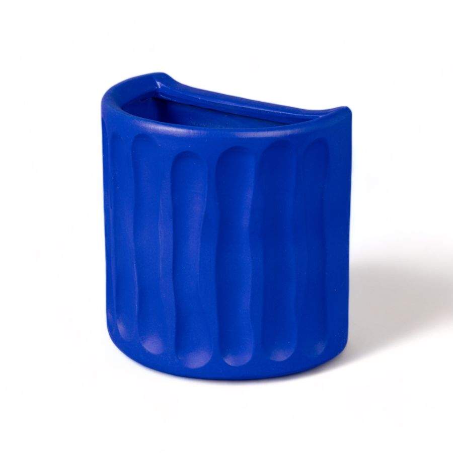 Seletti Magna Graecia Terracotta Wall Vase Dorico Blue