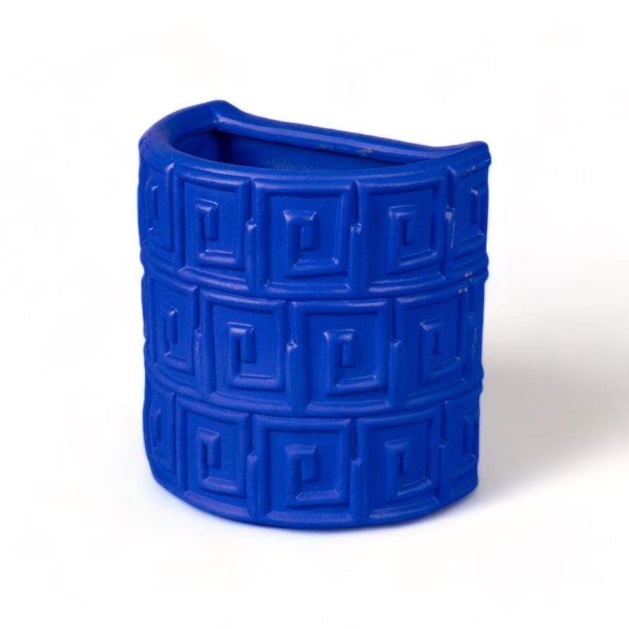 Seletti Magna Graecia Terracotta Wall Vase Greche Blue