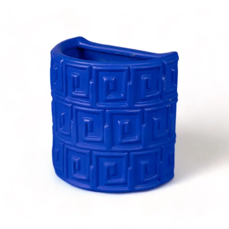 Seletti Magna Graecia Terracotta Wall Vase Greche Blue