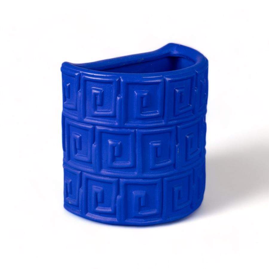 Seletti Magna Graecia Terracotta Wall Vase Greche Blue