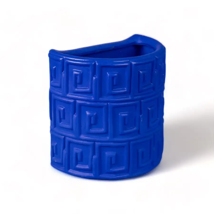 Seletti Magna Graecia Terracotta Wall Vase Greche Blue