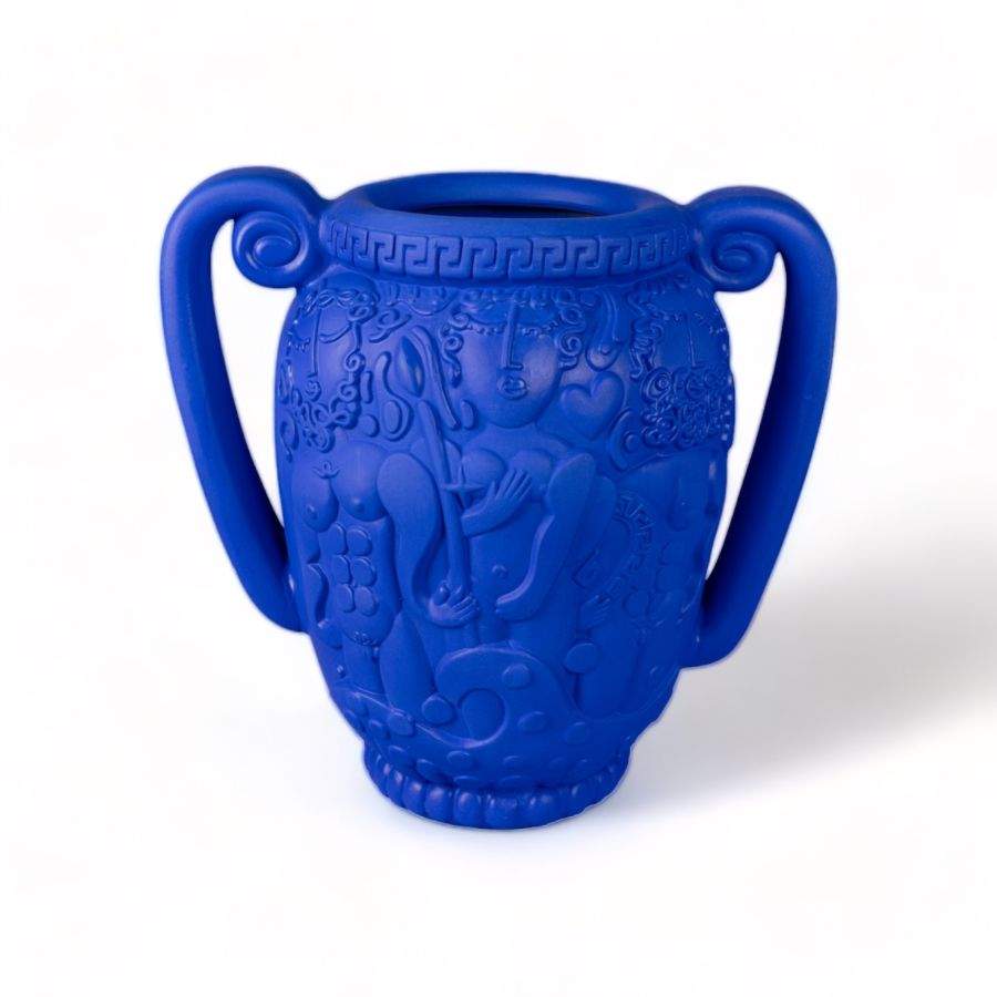 Seletti Magna Graecia Terracotta Anfora Blue