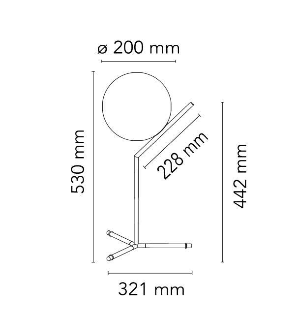 Flos IC T1 High Table Lamp
