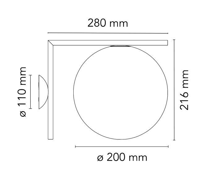Flos IC Ceiling/Wall Lamp