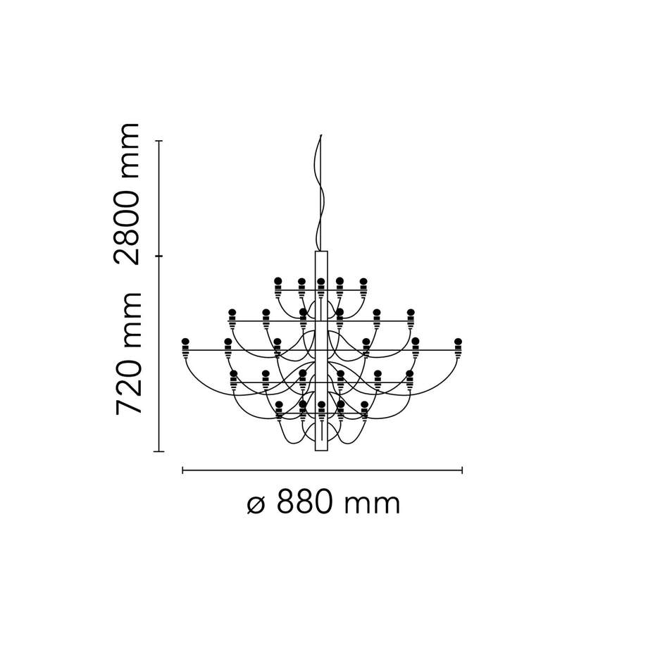 Flos 2097 Chandelier