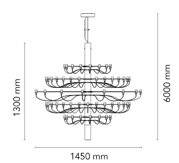 Flos 2097 Chandelier