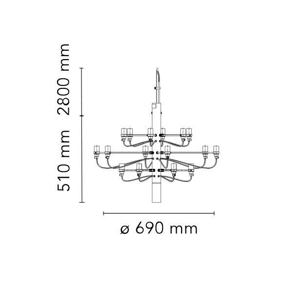 Flos 2097 Chandelier