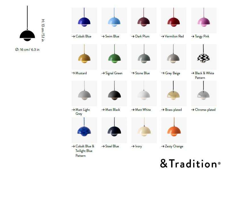 &Tradition Flowerpot Pendant Lamp
