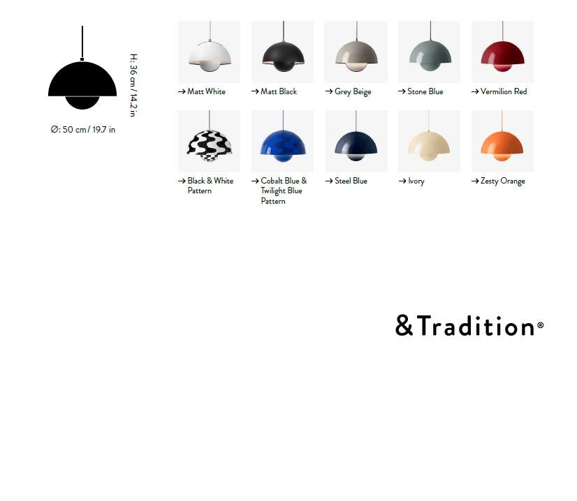 &Tradition Flowerpot Pendant Lamp
