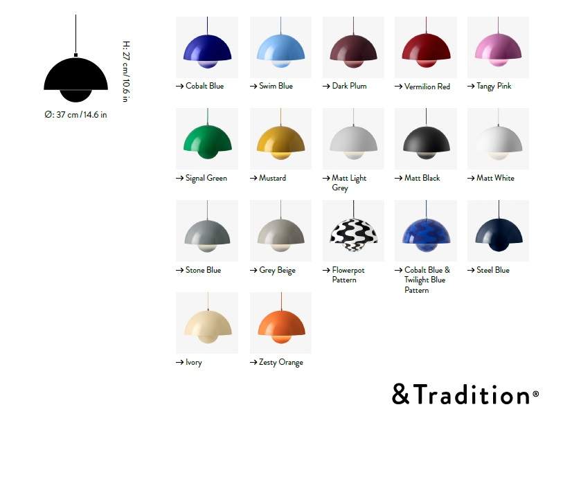 &Tradition Flowerpot Pendant Lamp