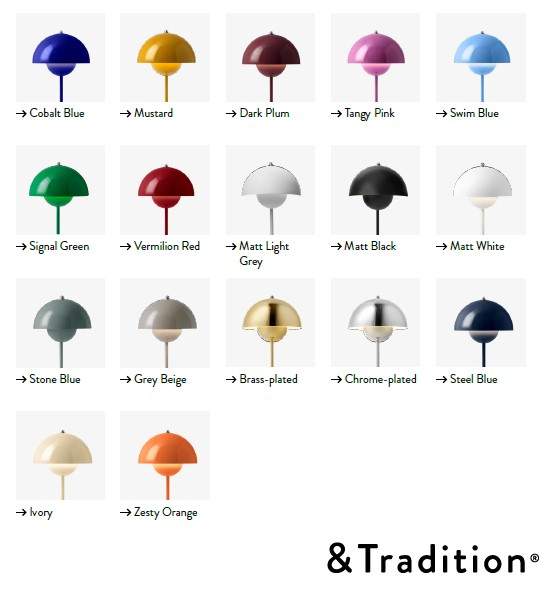&Tradition Flowerpot Table Lamp VP3