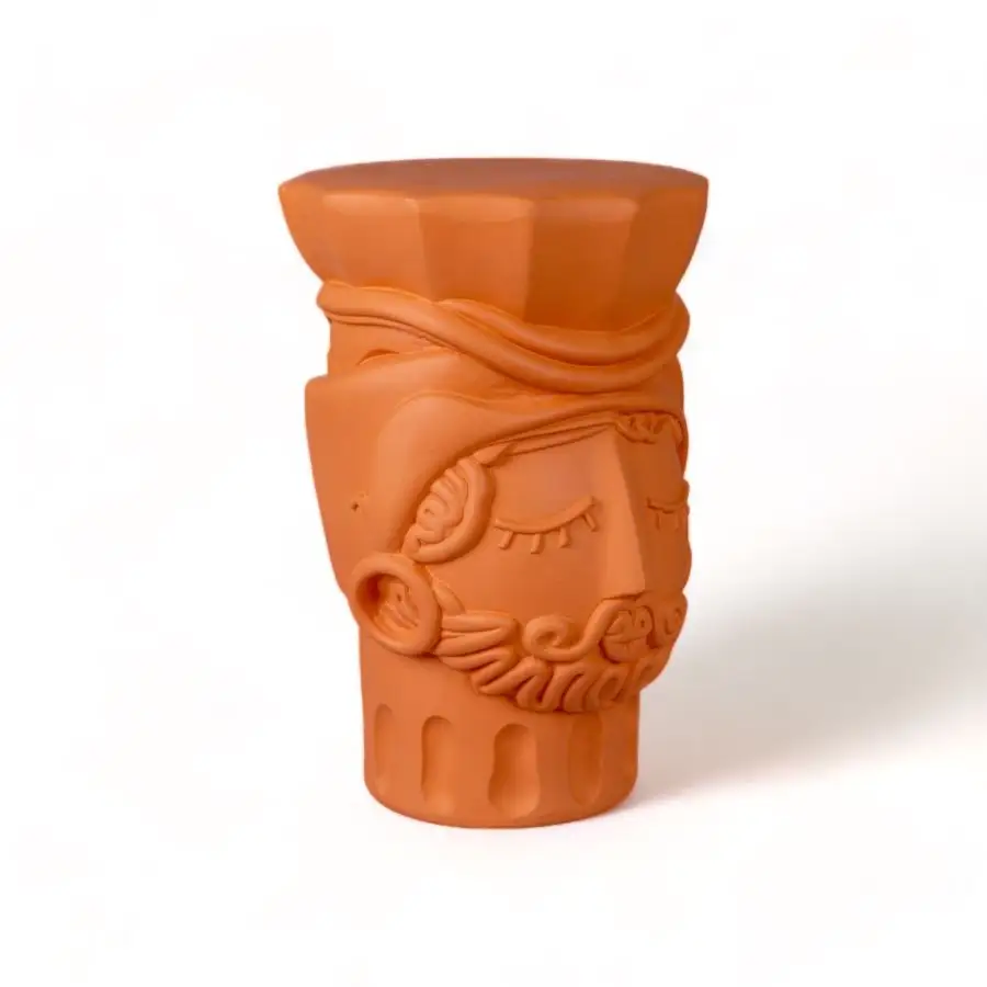 Seletti Magna Graecia Terracotta Stool Man