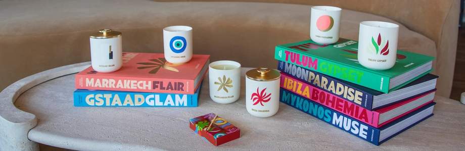 Assouline Travel From Home Scented Candle Set 6