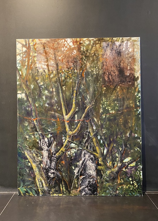 Dark Trees Art Painting