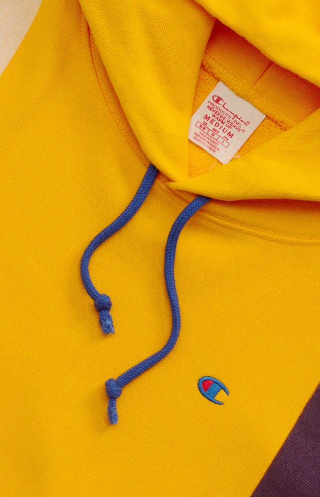 Champion Hand Painted Color Block Hoodie