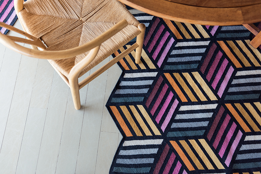 Gan Rugs Parquet Hexagon Rug