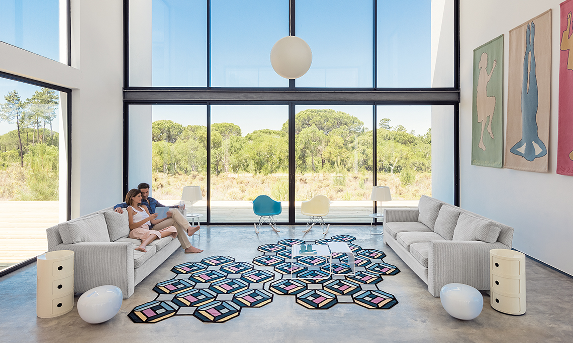 Gan Rugs Parquet Tetragon Rug