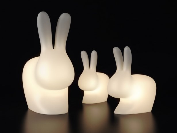 Qeeboo Rabbit Lamp Rechargeable Big